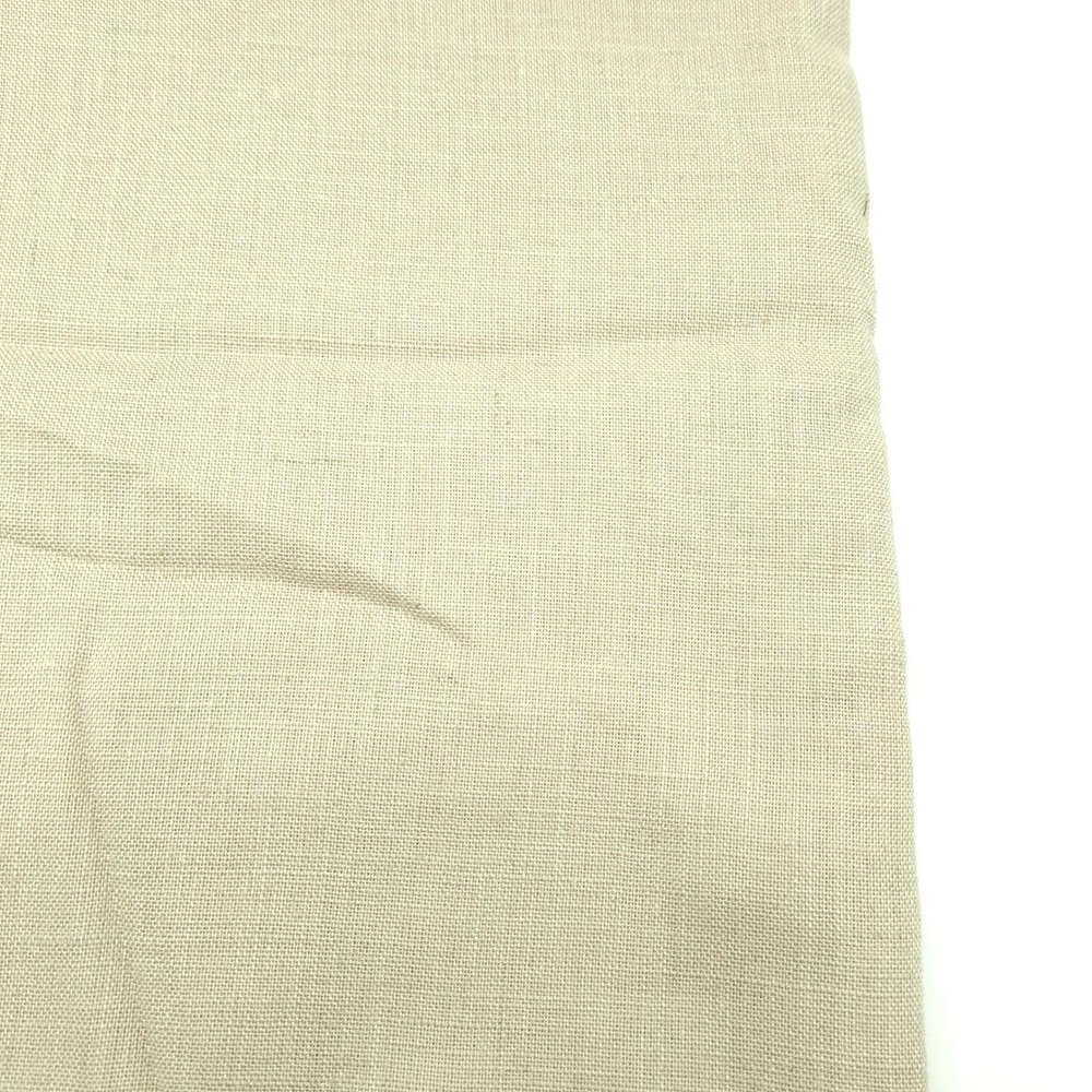 Vintage Natural Linen Fabric 58"x60" Beige Textured Neutral Sewing‎ 1.6 Yards